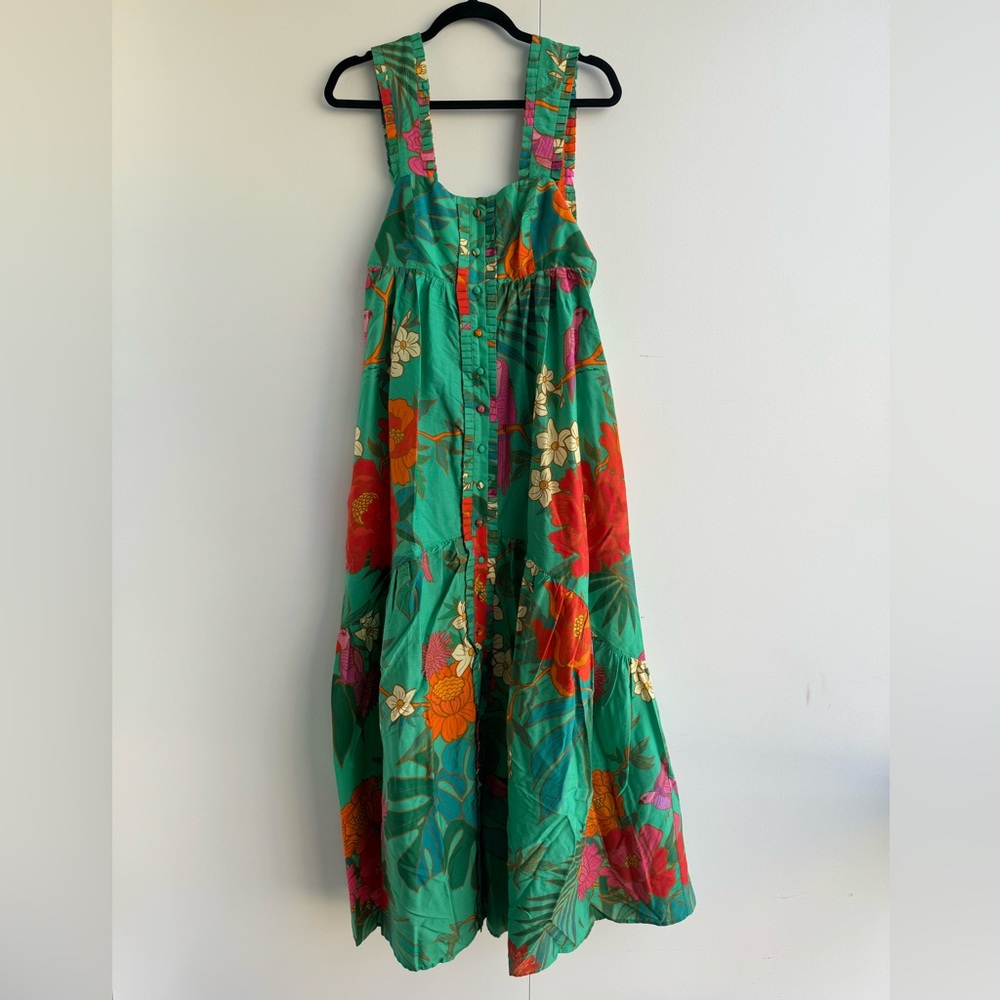 FARM Rio GREEN Maxi dress Size S